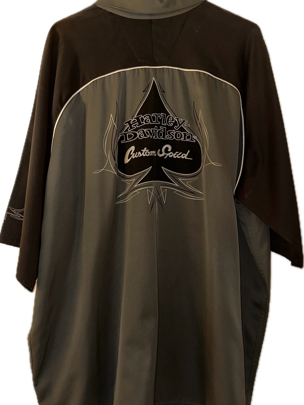 Harley-Davidson XXL Black and Gray Custom Speed Spade Shirt